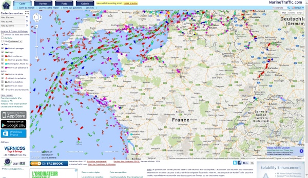 trafic maritime mondial